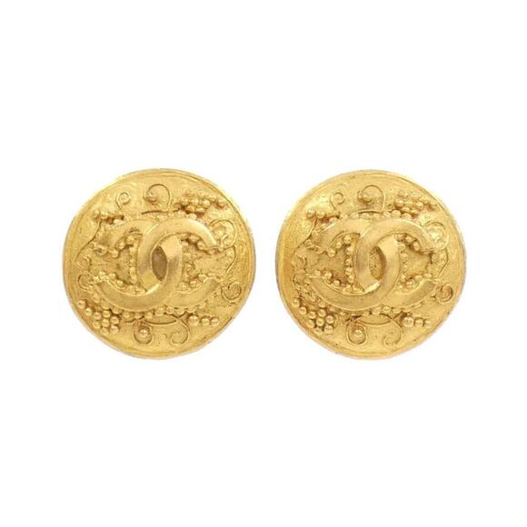 CHANEL Authentic Gold Earrings